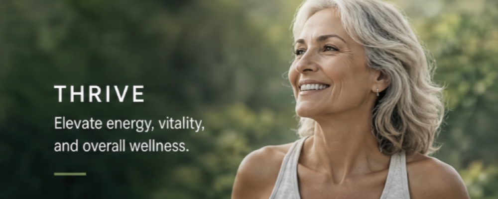 Thrive — elevate energy, vitality, and overall wellness