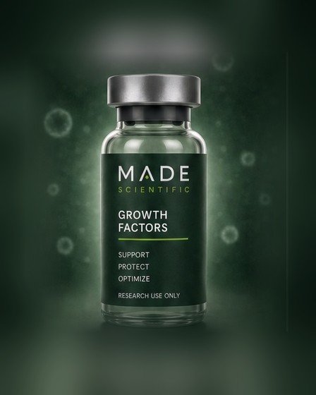 MADE Scientific Growth Factors product vial