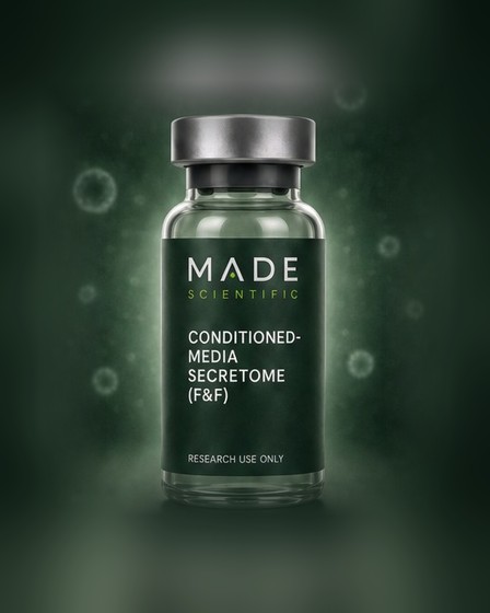 MADE Scientific conditioned-media secretome fill & finish vial