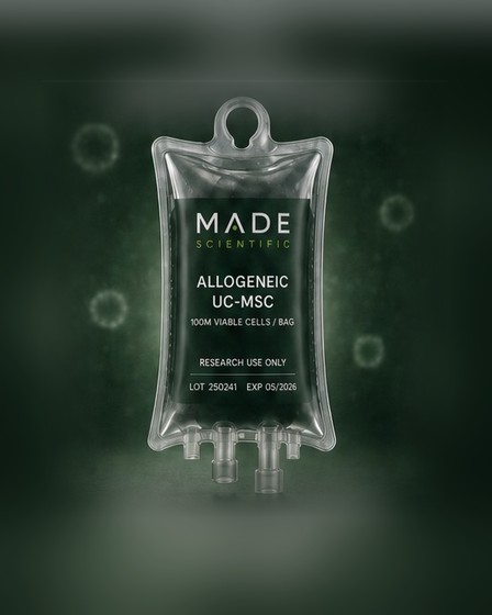 MADE Scientific allogeneic UC-MSC 100M-cell bag